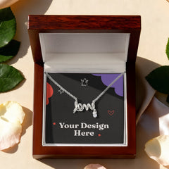 Scripted Love Necklace