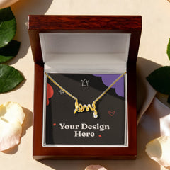 Scripted Love Necklace