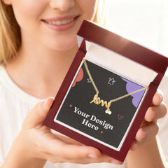 Scripted Love Necklace