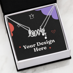 Scripted Love Necklace