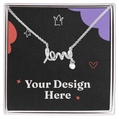 Scripted Love Necklace